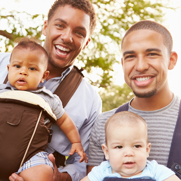 Same-sex male couples and single men survey study